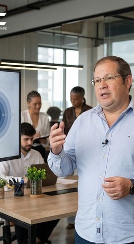 Joelson Coldebella apresentando GFC Contabilidade — 250+ empresas, Campo Largo PR